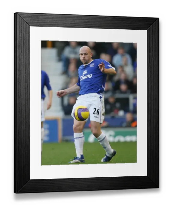 Framed Print : Football - Stock - 06  /  07 - 18  /  11  /  06 Lee Carsley - Everton Mandatory Credit