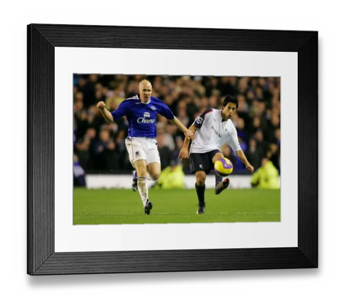 Framed Print : Everton v Bolton Idan Tal and Evertons Andrew Johnson Framed Print : Everton v Bolton Idan Tal and Evertons Andrew Johnson