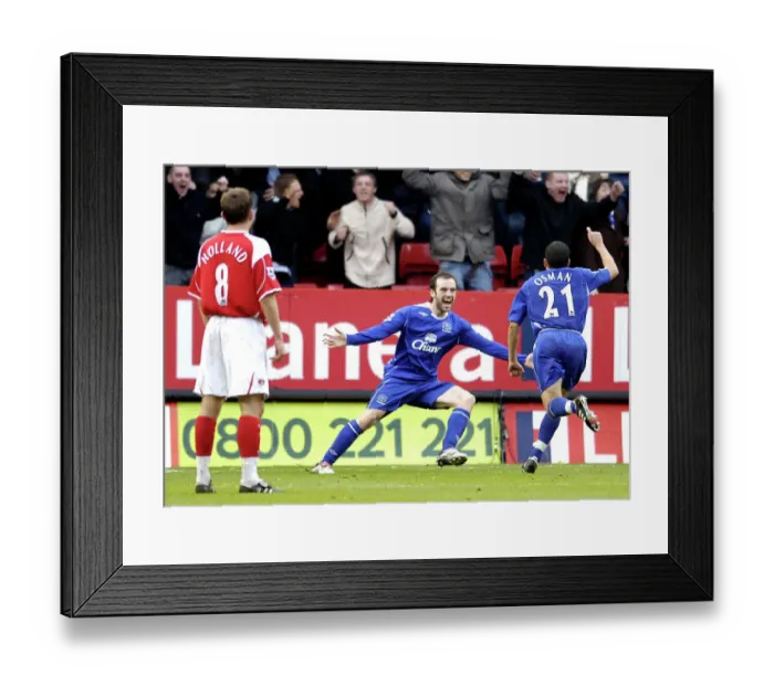 Framed Print : Goal Celebration Framed Print : Goal Celebration