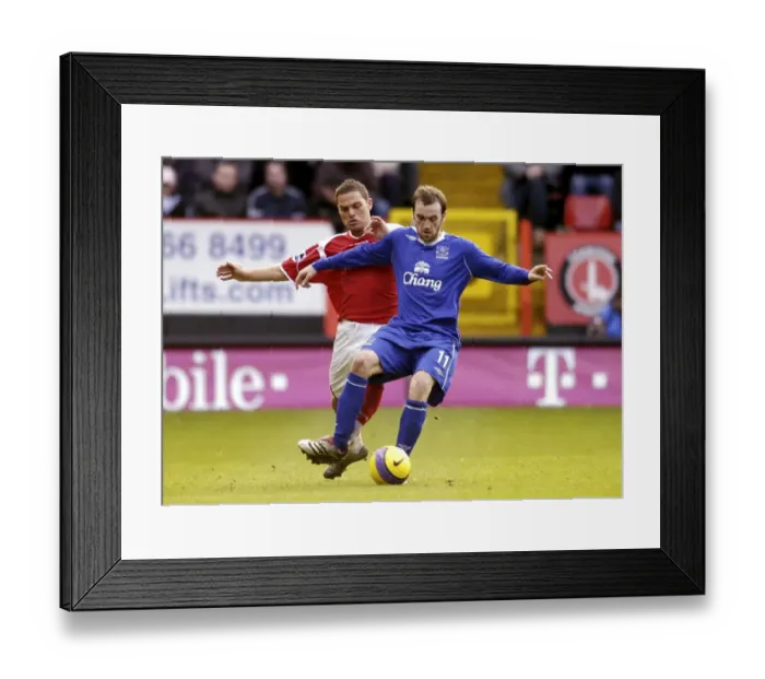 Framed Print : Everton's Thrilling Duo: McFadden and Young in Full Swing Framed Print : Everton's Thrilling Duo: McFadden and Young in Full Swing