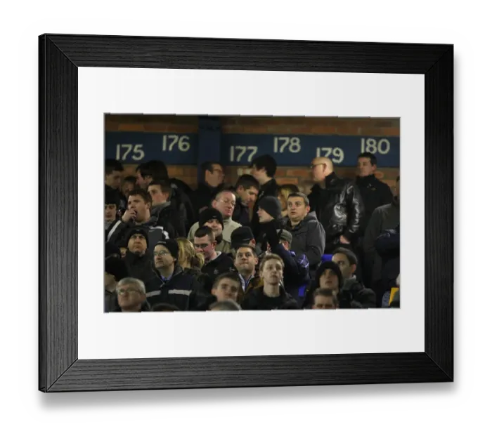 Framed Print : Thrilling Barclays Premier League Showdown at Goodison Park: Everton vs Sunderland - Unwavering Fan Support Framed Print : Thrilling Barclays Premier League Showdown at Goodison Park: Everton vs Sunderland - Unwavering Fan Support