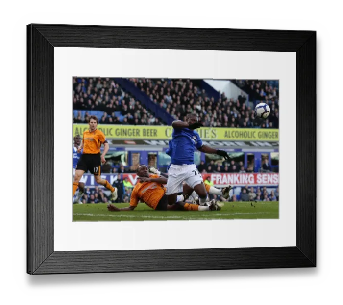 Framed Print : Soccer - Barclays Premier League - Everton v Hull City - Goodison Park