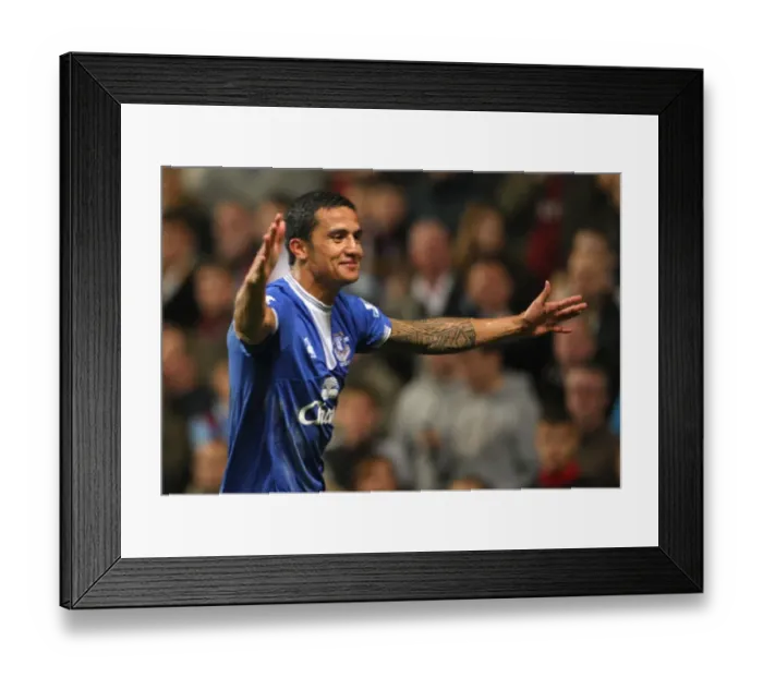 Framed Print : Tim Cahill's Brace: Everton's Triumph at Villa Park in the Barclays Premier League Framed Print : Tim Cahill's Brace: Everton's Triumph at Villa Park in the Barclays Premier League