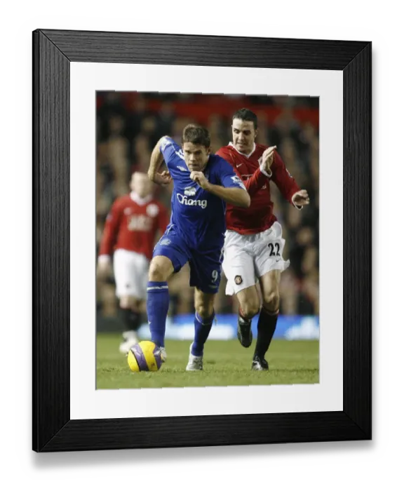Framed Print : Football - Manchester United v Everton FA Barclays Premiership - Old Trafford - 29 / 11 / 06 Manchester Framed Print : Football - Manchester United v Everton FA Barclays Premiership - Old Trafford - 29 / 11 / 06 Manchester