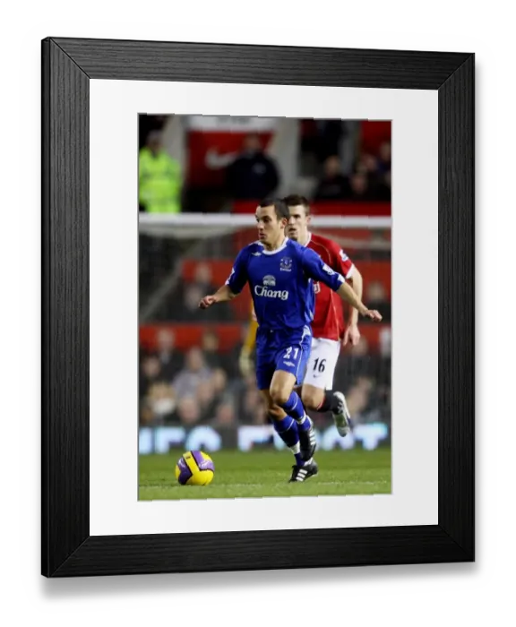 Framed Print : Osman in Action: Manchester United vs. Everton, FA Barclays Premiership, Old Trafford, 2006