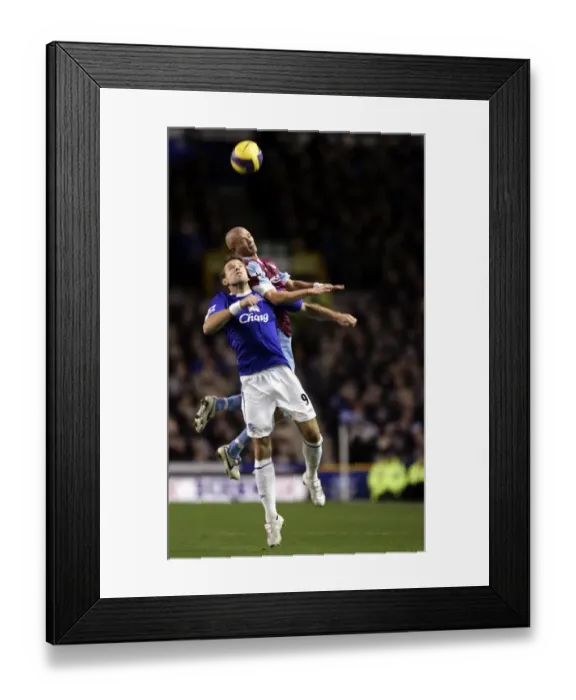 Framed Print : A Battle at Goodison Park: Konchesky vs Beattie (December 3, 2006) - Everton vs West Ham United Framed Print : A Battle at Goodison Park: Konchesky vs Beattie (December 3, 2006) - Everton vs West Ham United