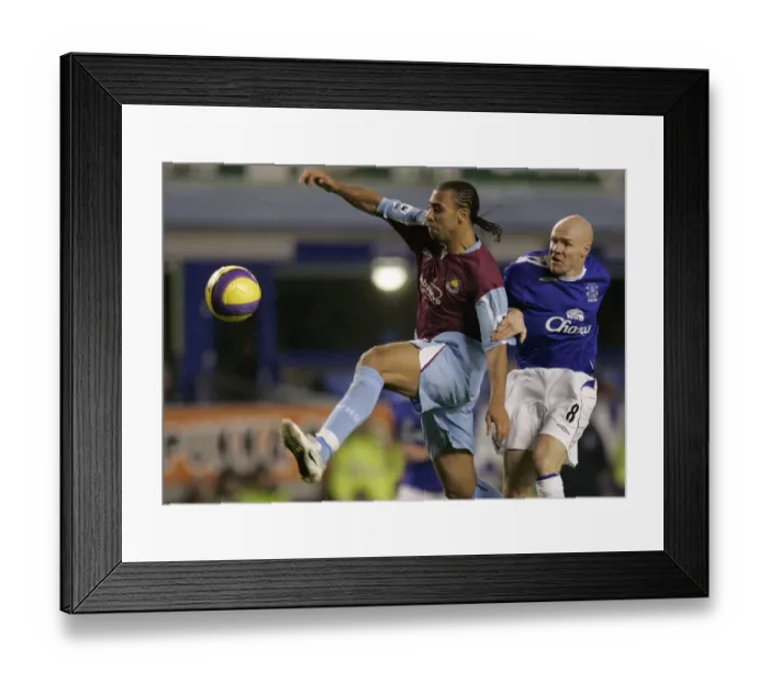 Framed Print : Battle for the Ball: Andrew Johnson vs. Anton Ferdinand at Everton vs. West Ham Framed Print : Battle for the Ball: Andrew Johnson vs. Anton Ferdinand at Everton vs. West Ham