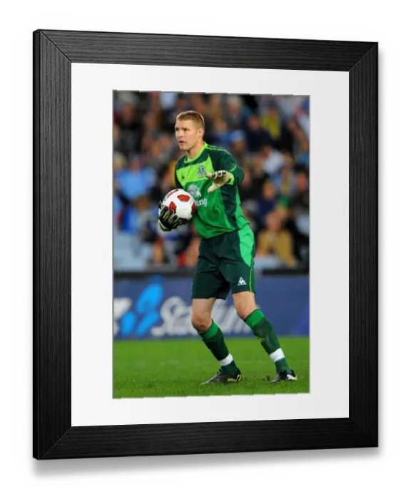 Framed Print : Iain Turner's Heroic Performance: Everton FC vs Sydney FC at ANZ Stadium - Pre-Season Friendly Soccer Match Framed Print : Iain Turner's Heroic Performance: Everton FC vs Sydney FC at ANZ Stadium - Pre-Season Friendly Soccer Match