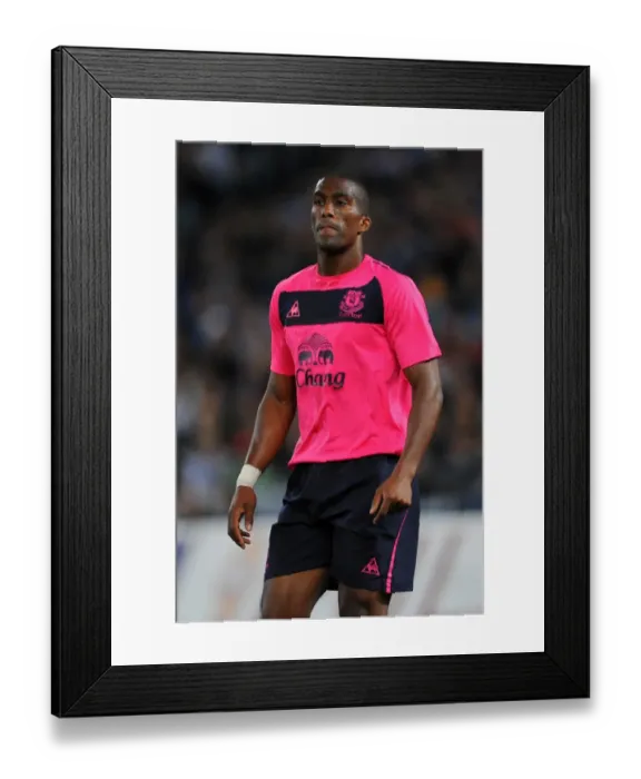 Framed Print : Sylvain Distin and Everton Take On Sydney FC in Pre-Season Friendly at ANZ Stadium Framed Print : Sylvain Distin and Everton Take On Sydney FC in Pre-Season Friendly at ANZ Stadium