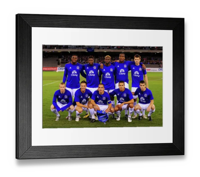 Framed Print : Everton FC: Pre-Season Friendly - Unified Team Line-up (Melbourne Heart vs Everton at Etihad Stadium) Framed Print : Everton FC: Pre-Season Friendly - Unified Team Line-up (Melbourne Heart vs Everton at Etihad Stadium)