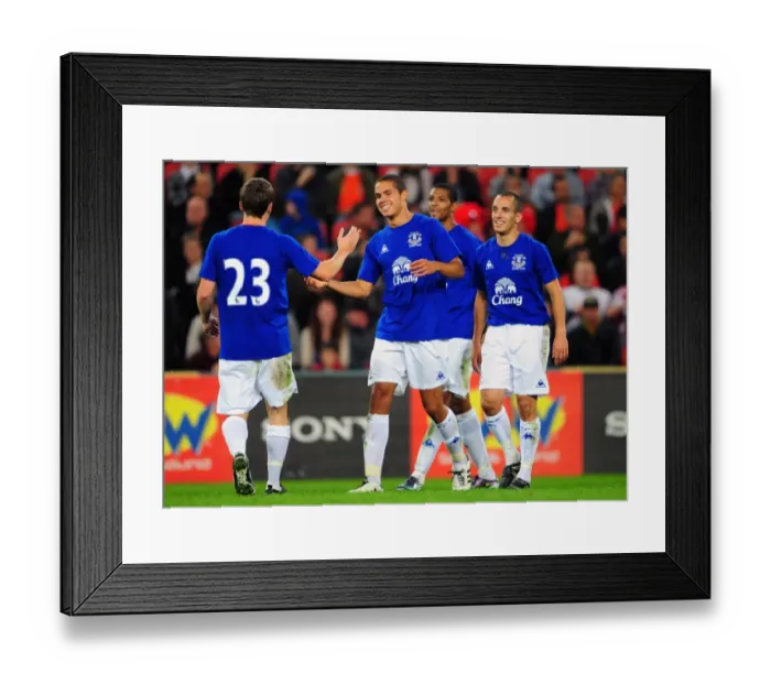 Framed Print : Soccer - Pre Season Friendly - Brisbane Roar v Everton - Suncorp Stadium Framed Print : Soccer - Pre Season Friendly - Brisbane Roar v Everton - Suncorp Stadium