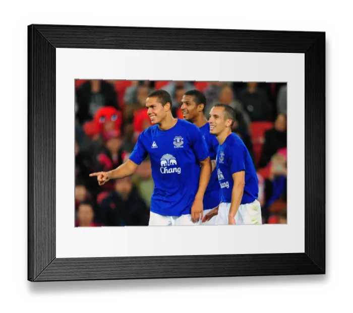 Framed Print : Everton's Jack Rodwell: Thrilling Goal Celebration vs Brisbane Roar Framed Print : Everton's Jack Rodwell: Thrilling Goal Celebration vs Brisbane Roar
