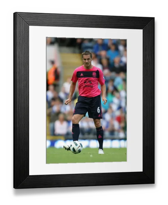 Framed Print : Phil Jagielka in Action: Everton vs. Blackburn Rovers, 2010-2011 Premier League Season (August 14th, Ewood Park) Framed Print : Phil Jagielka in Action: Everton vs. Blackburn Rovers, 2010-2011 Premier League Season (August 14th, Ewood Park)