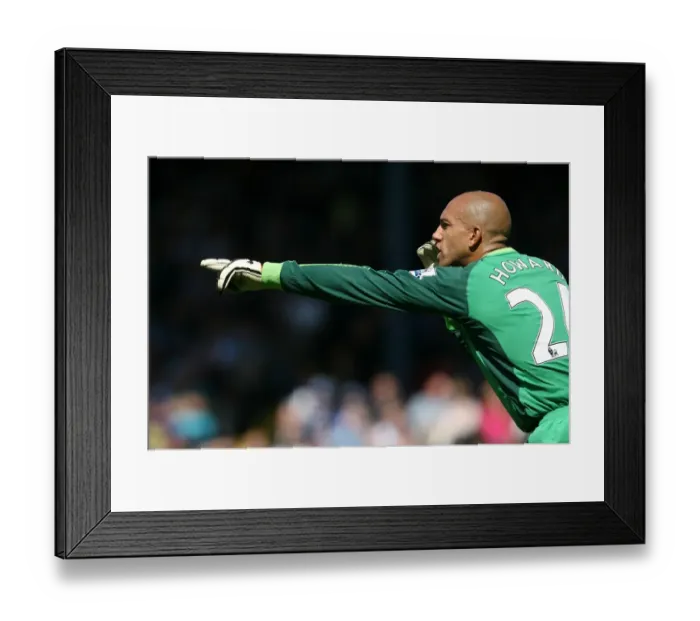 Framed Print : Tim Howard in Action: Everton vs. Blackburn Rovers, Premier League Clash at Ewood Park (August 14, 2010) Framed Print : Tim Howard in Action: Everton vs. Blackburn Rovers, Premier League Clash at Ewood Park (August 14, 2010)