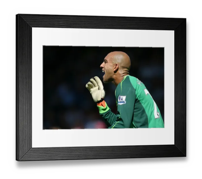 Framed Print : Tim Howard in Action: Everton vs. Blackburn Rovers, Premier League Clash at Ewood Park (2010) Framed Print : Tim Howard in Action: Everton vs. Blackburn Rovers, Premier League Clash at Ewood Park (2010)