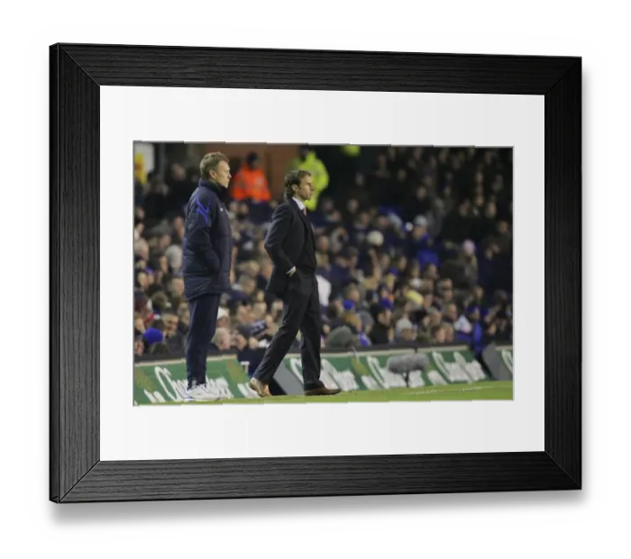 Framed Print : Everton v Middlesbrough David Moyes and Gareth Southgate Framed Print : Everton v Middlesbrough David Moyes and Gareth Southgate