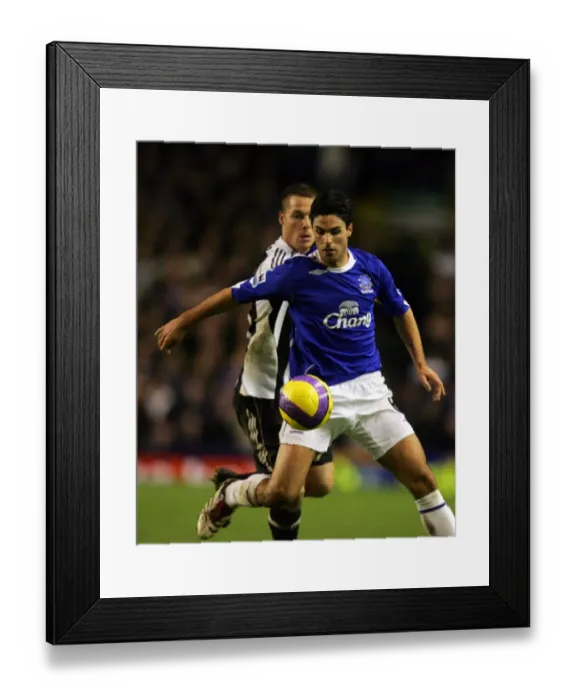 Framed Print : Everton v Newcastle United - Mikel Arteta and Scott Parker Framed Print : Everton v Newcastle United - Mikel Arteta and Scott Parker