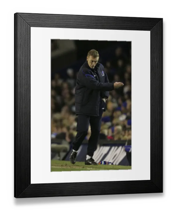 Framed Print : Everton v Newcastle United Everton manager David Moyes Framed Print : Everton v Newcastle United Everton manager David Moyes