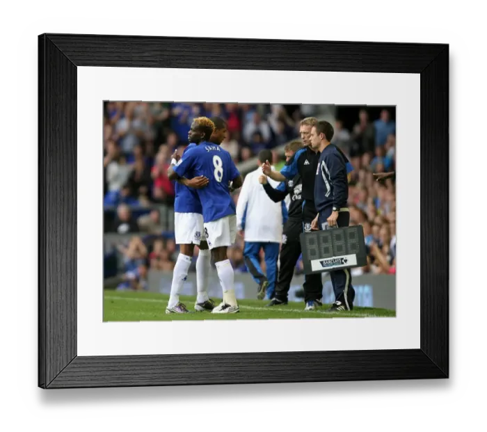 Framed Print : Beckford Out, Saha In: Substitution Drama at Goodison Park - Everton vs. Wolverhampton Wanderers (Premier League 2010) Framed Print : Beckford Out, Saha In: Substitution Drama at Goodison Park - Everton vs. Wolverhampton Wanderers (Premier League 2010)