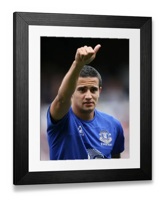 Framed Print : Tim Cahill's Thunderbolt: Everton's Unforgettable Victory Over Wolverhampton Wanderers Framed Print : Tim Cahill's Thunderbolt: Everton's Unforgettable Victory Over Wolverhampton Wanderers