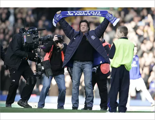 Sylvester Stallone's Surprise Visit: Everton Football Club vs. Reading, FA Barclays Premiership, Goodison Park (14 / 01 / 07)