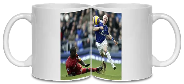 Football - Everton v Reading FA Barclays Premiership - Goodison Park - 14  /  1  /  07 Evertons Andy Johnso