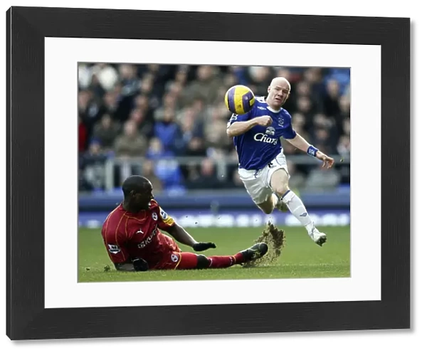 Football - Everton v Reading FA Barclays Premiership - Goodison Park - 14  /  1  /  07 Evertons Andy Johnso
