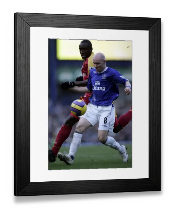 Framed Print : Everton v Reading Andrew Johnson and Readings Ibrahima Sonko Framed Print : Everton v Reading Andrew Johnson and Readings Ibrahima Sonko