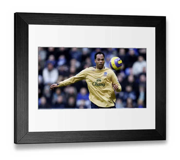 Framed Print : Football - Wigan Athletic v Everton FA Barclays Premiership - The JJB Stadium - 21 / 1 / 07 Evertons Jo Framed Print : Football - Wigan Athletic v Everton FA Barclays Premiership - The JJB Stadium - 21 / 1 / 07 Evertons Jo