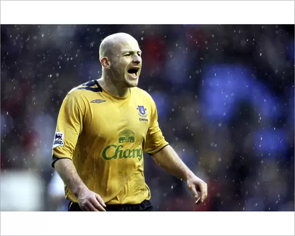 Football - Wigan Athletic v Everton FA Barclays Premiership - The JJB Stadium - 21  /  1  /  07 Evertons Le