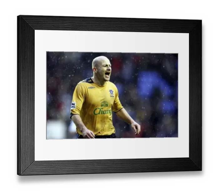 Framed Print : Football - Wigan Athletic v Everton FA Barclays Premiership - The JJB Stadium - 21 / 1 / 07 Evertons Le Framed Print : Football - Wigan Athletic v Everton FA Barclays Premiership - The JJB Stadium - 21 / 1 / 07 Evertons Le