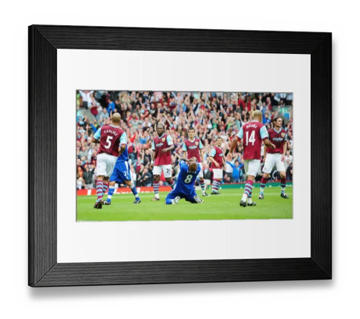 Framed Print : Louis Saha's Heartbreaking Penalty Miss: Burnley vs. Everton, Premier League - Turf Moor Framed Print : Louis Saha's Heartbreaking Penalty Miss: Burnley vs. Everton, Premier League - Turf Moor