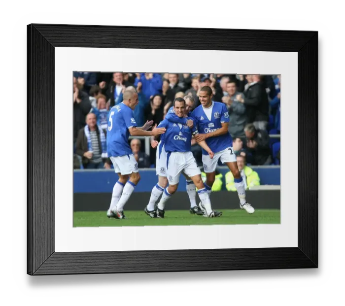 Framed Print : Leon Osman's Equalizer: Everton's Dramatic Comeback vs Stoke City in the Premier League at Goodison Park Framed Print : Leon Osman's Equalizer: Everton's Dramatic Comeback vs Stoke City in the Premier League at Goodison Park