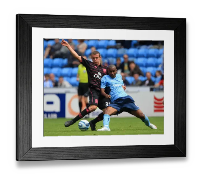 Framed Print : Clash on the Pitch: Morrison vs. Wallace - Coventry City vs. Everton Pre-Season Soccer Showdown Framed Print : Clash on the Pitch: Morrison vs. Wallace - Coventry City vs. Everton Pre-Season Soccer Showdown