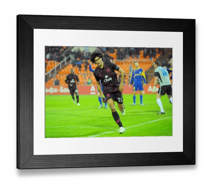 Framed Print : Marouane Fellaini's Equalizer: Everton vs. FC BATE Borisov in UEFA Europa League Framed Print : Marouane Fellaini's Equalizer: Everton vs. FC BATE Borisov in UEFA Europa League