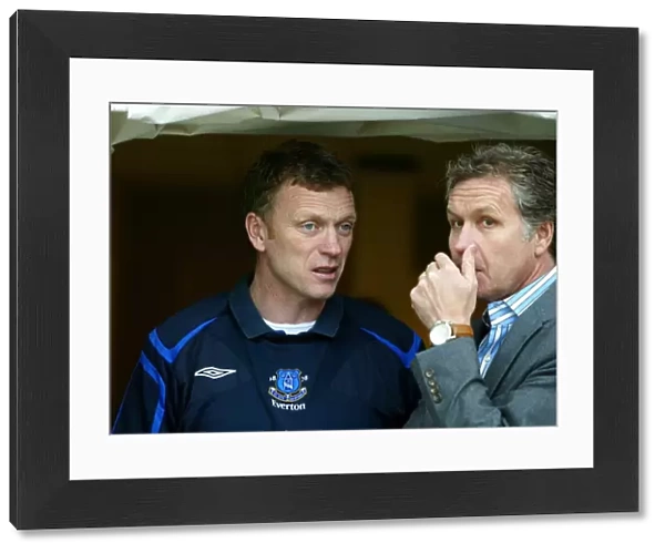 AFC Bournemouth v Everton Everton manager David Moyes with Bournemouth manger Kevin Bond