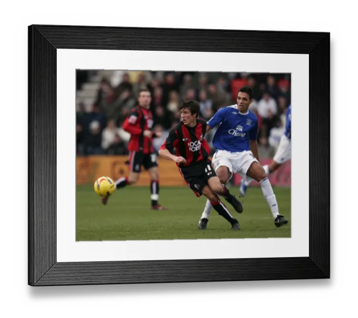 Framed Print : Everton FC vs AFC Bournemouth: Steven Foley vs Anderson Silva de Franca - FitnessFirst Stadium Showdown Framed Print : Everton FC vs AFC Bournemouth: Steven Foley vs Anderson Silva de Franca - FitnessFirst Stadium Showdown
