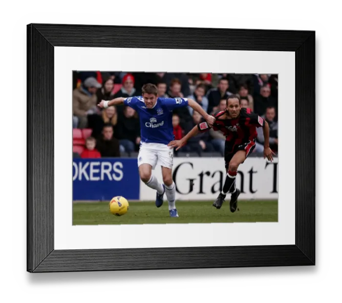 Framed Print : Football - AFC Bournemouth v Everton Friendly Match - The Fitness First Stadium at Dean Court - 06  /  0
