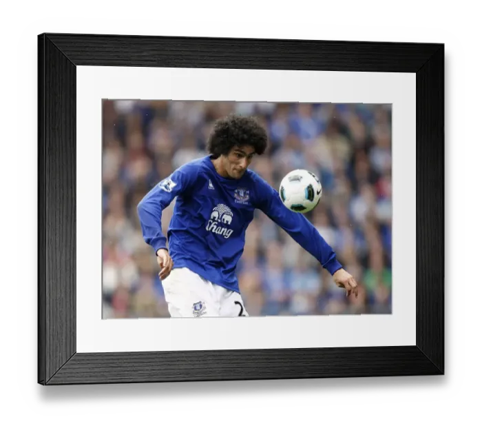 Framed Print : Marouane Fellaini in Action: Everton vs. Manchester United, Barclays Premier League (11 September 2010) Framed Print : Marouane Fellaini in Action: Everton vs. Manchester United, Barclays Premier League (11 September 2010)