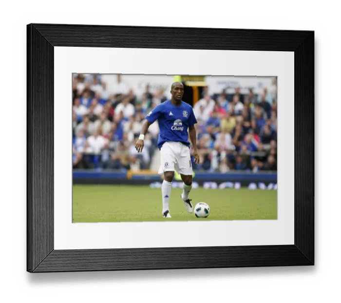 Framed Print : Everton vs Manchester United: Sylvain Distin's Showdown at Goodison Park - Barclays Premier League (September 11, 2010) Framed Print : Everton vs Manchester United: Sylvain Distin's Showdown at Goodison Park - Barclays Premier League (September 11, 2010)