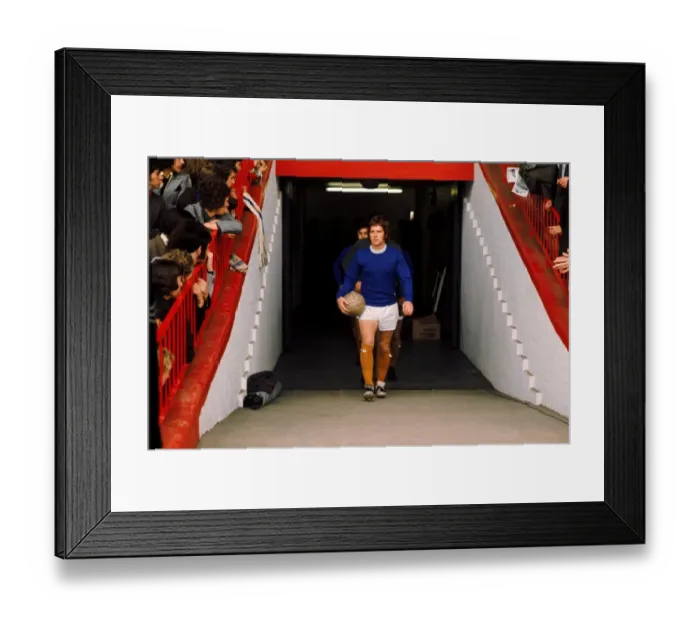 Framed Print : Soccer - FA Cup Semi Final - Leeds United v Everton at Old Trafford