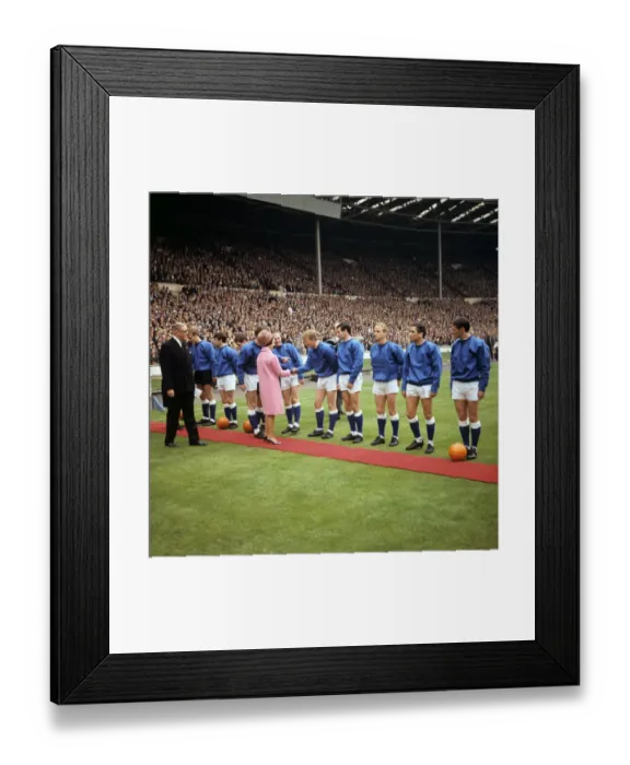 Framed Print : Princess Margaret Meets Everton: A Royal Encounter at the 1966 FA Cup Final Framed Print : Princess Margaret Meets Everton: A Royal Encounter at the 1966 FA Cup Final