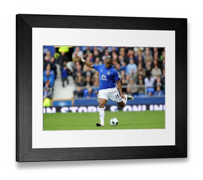 Framed Print : Sylvain Distin at Goodison Park: Everton vs Newcastle United - Barclays Premier League (September 18, 2010) Framed Print : Sylvain Distin at Goodison Park: Everton vs Newcastle United - Barclays Premier League (September 18, 2010)
