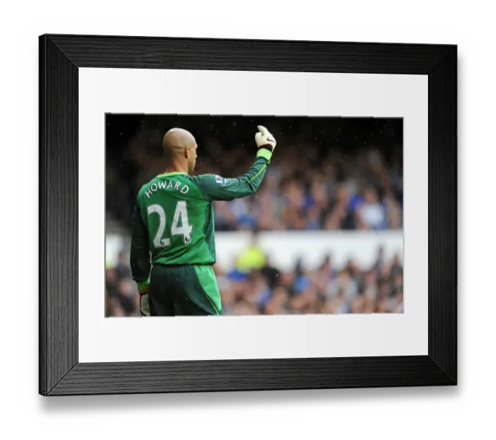 Framed Print : Tim Howard in Action: Everton vs Newcastle United, Barclays Premier League, Goodison Park (September 18, 2010) Framed Print : Tim Howard in Action: Everton vs Newcastle United, Barclays Premier League, Goodison Park (September 18, 2010)
