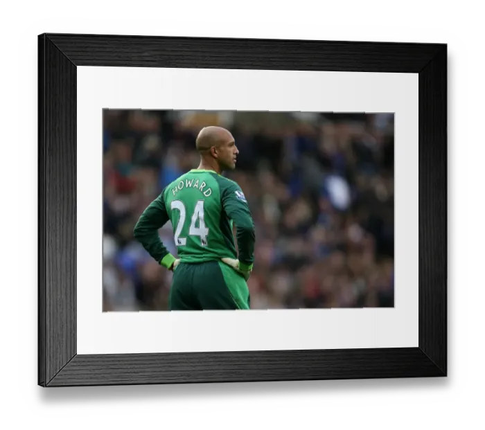 Framed Print : Tim Howard in Action: Everton vs. Birmingham City, Barclays Premier League (2 October 2010), St. Andrews Stadium Framed Print : Tim Howard in Action: Everton vs. Birmingham City, Barclays Premier League (2 October 2010), St. Andrews Stadium