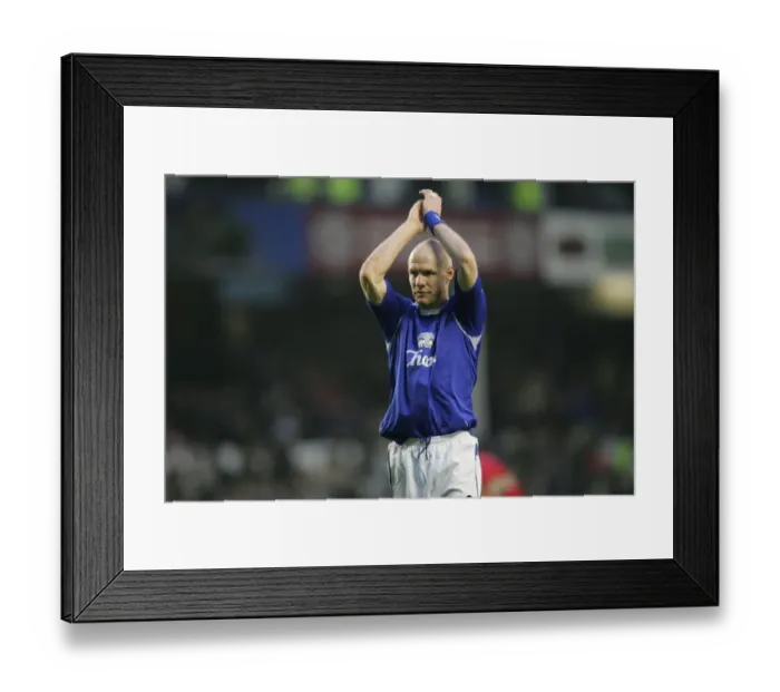 Framed Print : Football - Everton v Blackburn Rovers - FA Barclays Premiership - Goodison Park - 06  /  07 - 10  /  2  /  07 An