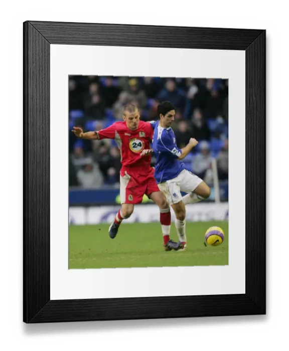Framed Print : Mikel Arteta vs. David Bentley: A Battle at Goodison Park, Everton vs. Blackburn Rovers, FA Barclays Premiership, 10 / 02 / 07 Framed Print : Mikel Arteta vs. David Bentley: A Battle at Goodison Park, Everton vs. Blackburn Rovers, FA Barclays Premiership, 10 / 02 / 07