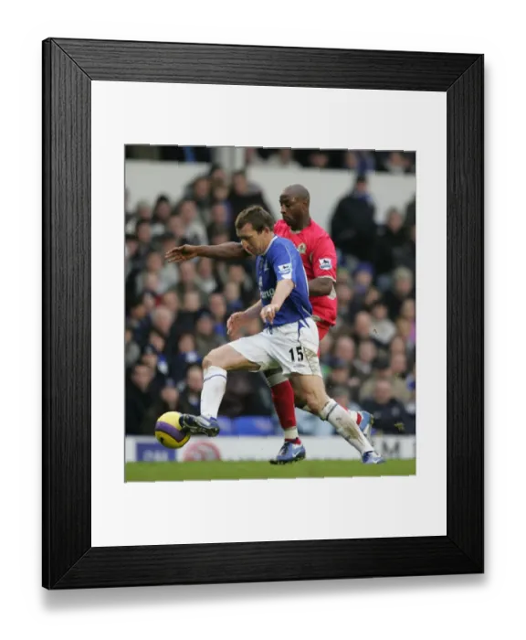 Framed Print : Football - Everton v Blackburn Rovers - FA Barclays Premiership - Goodison Park - 06  /  07 - 10  /  2  /  07 Al