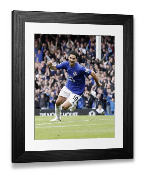 Framed Print : Mikel Arteta's Double Strike: Everton's Historic Victory Over Liverpool at Goodison Park Framed Print : Mikel Arteta's Double Strike: Everton's Historic Victory Over Liverpool at Goodison Park