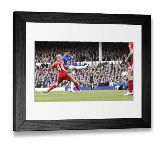 Framed Print : Mikel Arteta Scores Stunning Goal: Everton vs. Liverpool, Barclays Premier League (2010) Framed Print : Mikel Arteta Scores Stunning Goal: Everton vs. Liverpool, Barclays Premier League (2010)